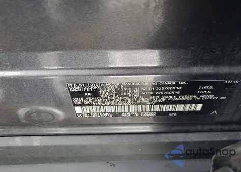 2020 Toyota Rav4 Limited z USA, uszkodzony, nr VIN 2T3DWRFV0LW059377